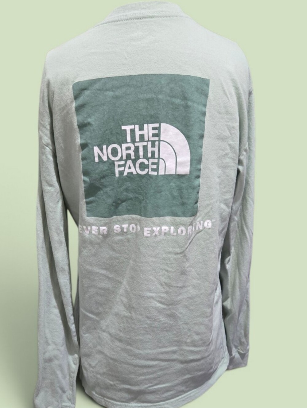 The North Face Never Stop Exploring Long Sleeve Shirt S Green